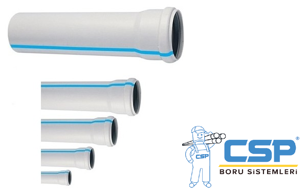 PVC Atık Su Borusu 2.2 75*500 (20/Çuval)